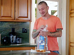 Grosser schwanz, Blasen, Braunhaarige, Muschi, Hure