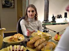 Sucer une bite, Bondage, Léchez, Adolescente