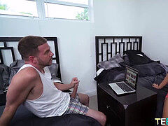 デカチン, フェラチオ, オマンコ, ティーン