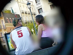 Amateur, Grosse bite, Brunette brune, Plantureuse, Tir de sperme, Seins naturels, Espagnole, Nénés