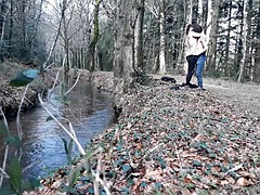 Amateur, Europeo, Divertido, Besar, Lencería, Al aire libre, Pantaletas, Tatuaje