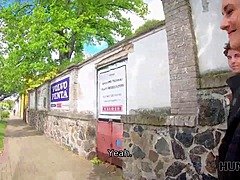 フェラチオ, バス, チン, お金, 小柄, 公共, フェラする, ティーン