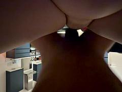 Stuck in the washing machine, my tinder date made his move