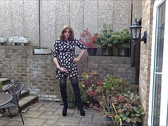 Amateur, Bottes, Masturbation, De plein air