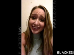 BLACKEDRAW Steamy Darkhaired Babe's BIG BLACK COCK fantasy comes true