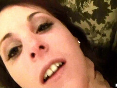 Cul, Brunette brune, Éjaculation interne, Queue, Hard, Léchez, Pov, Chatte