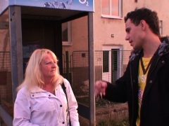 Picked up 60 years old granny rides his young cock