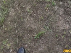 Amateur, Mamada, Al aire libre, Pov, Uniforme