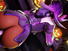 3d, アナル, デカパイ, バイセクシャル, フェラチオ, イく瞬間, 足, オッパイの