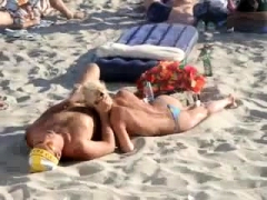 Leie, Strand, Im freien, Spanner