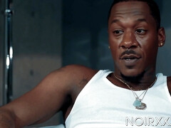 In den arsch, Schwarz, Blasen, Spermaladung, Schwanz, Hundestellung, Schwul, Küssen