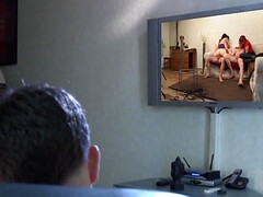 デカパイ, イマラチオ, チン, 天然, オマンコ, ストッキング, 三人, オッパイの