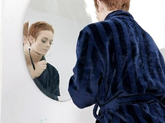 アメリカ人, フェラチオ, ズームショット, ディルド, 顔射, 毛深い, オマンコ, 赤毛