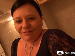 素人, デカパイ, カワイイ, Hd, オナニー, 熟年, 裸, 一人