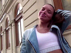 German Scout - scorching teenage ANITA B entice to Fuck Anal