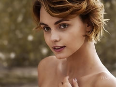 Arsch, Blondine, Fingern, Handjob, Lingerie, Masturbation, Höschen, Jungendliche (18+)