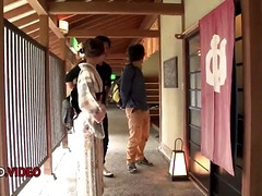 Outdoor Threesome Bliss: Aoi Mizuno's Erotic Blowjob Adventure