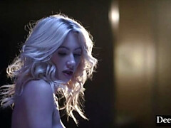 Blonde, Tir de sperme, Gorge profonde, En levrette, Faciale, Léchez, Chatte, Chevaucher