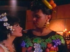 デカパイ, フェラチオ, 手コキする, なめる, 淫乱熟女, オマンコ, 赤毛, ヴィンテージ