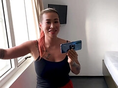 Chica, Mamada, Gordita, Semen en la boca, Sexo duro, Pelirrojo, Apretado, Tetas