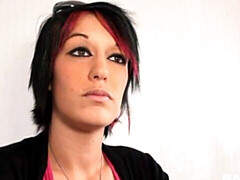 デカ尻, デカチン, デカパイ, フェラチオ, 茶髪の, バック, ショートヘア, オッパイの