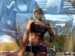 素人, お尻, デカチン, ブロンド, 巨乳な, ドイツ人, ハードコア, 現実