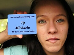Big cock porn with wet Michaela from Czech Sex Casting