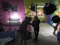 Time lapse bts from setup to conclude