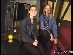 素人, 美女, フェラチオ, 茶髪の, カワイイ, 毛深い, オッパイの