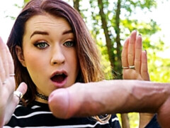 Анальный секс, Большая жопа, Большой член, Натуральные сиськи, На природе, Рыжие, Молоденькие, Сиськи