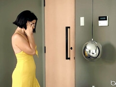 Arsch, Tussi, Schlafzimmer, Lesbisch, Lecken, Muschi, Rotschopf, Spanner