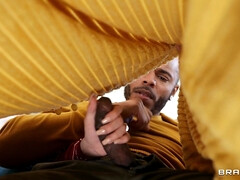 お尻, 美女, デカパイ, 黒人, 彼女, なめる, 怪物, オマンコ