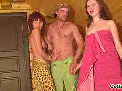 フェラチオ, 大学生, パーティ, 現実, 赤毛, ティーン