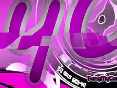 美女, デカパイ, フェラチオ, 茶髪の, オナニー, ヤリマン, 一人, オッパイの