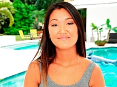 Asiatisch, Arsch, Grosser arsch, Blasen, Braunhaarige, Jungendliche (18+), Titten