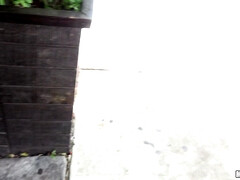 Américain, Gros cul, Sucer une bite, Brunette brune, Seins naturels, Pov, Public, Nénés