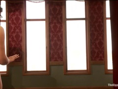 Bondage discipline sadomasochisme, Gebondenheid, Vrouw, Vernedering, Straf, Ruw, Slaaf, Trio