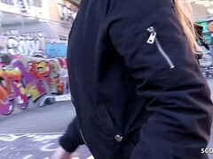 Amateur, Grosse bite, Sucer une bite, Queue, Allemand, Hard, Public, Plan cul à trois