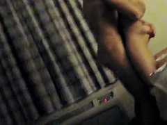 Amateur swingers swap female partners for sex at a party