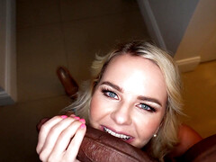 Black lover fuck for blonde MILF Slimthick VIc