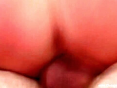 In den arsch, Blondine, Gehörnter ehemann, Spermaladung, Schwanz, Hd, Interrassisch, Milf