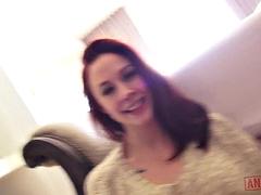 Enthousiasteling, Anaal, Pijpbeurt, Beroemdheid, Sperma, Pornster, Roodharige vrouw, Tieten likken