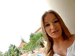 In den arsch, Blasen, Braunhaarige, Besamung, Spermaladung, Flotter dreier