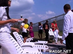 ヨーロピアン, フェティッシュ, グループ, 淫乱熟女