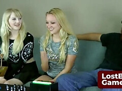 Blond, Spel, Hardcore, Hd, Kut duiken, Tiener, Trio