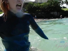 Amateur, Corrida, Pajear, Aceite, Orgasmo, Al aire libre, Pov, Tetas