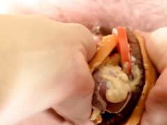 Большие сиськи, Экстремальный секс, Фетиш, Еда, Ласковые ручки, Мастурбация, От первого лица, Беременная