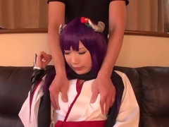 Dazzling Japanese slut acting in hot cosplay XXX video