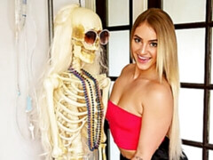 デカチン, フェラチオ, バック, 下着, 自然山雀, オマンコ, ガリガリ, ティーン