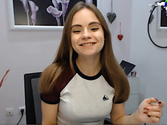 18 ans, Cul, Nana, Brunette brune, Fait maison, Nue  à poil, Réalité, Webcam